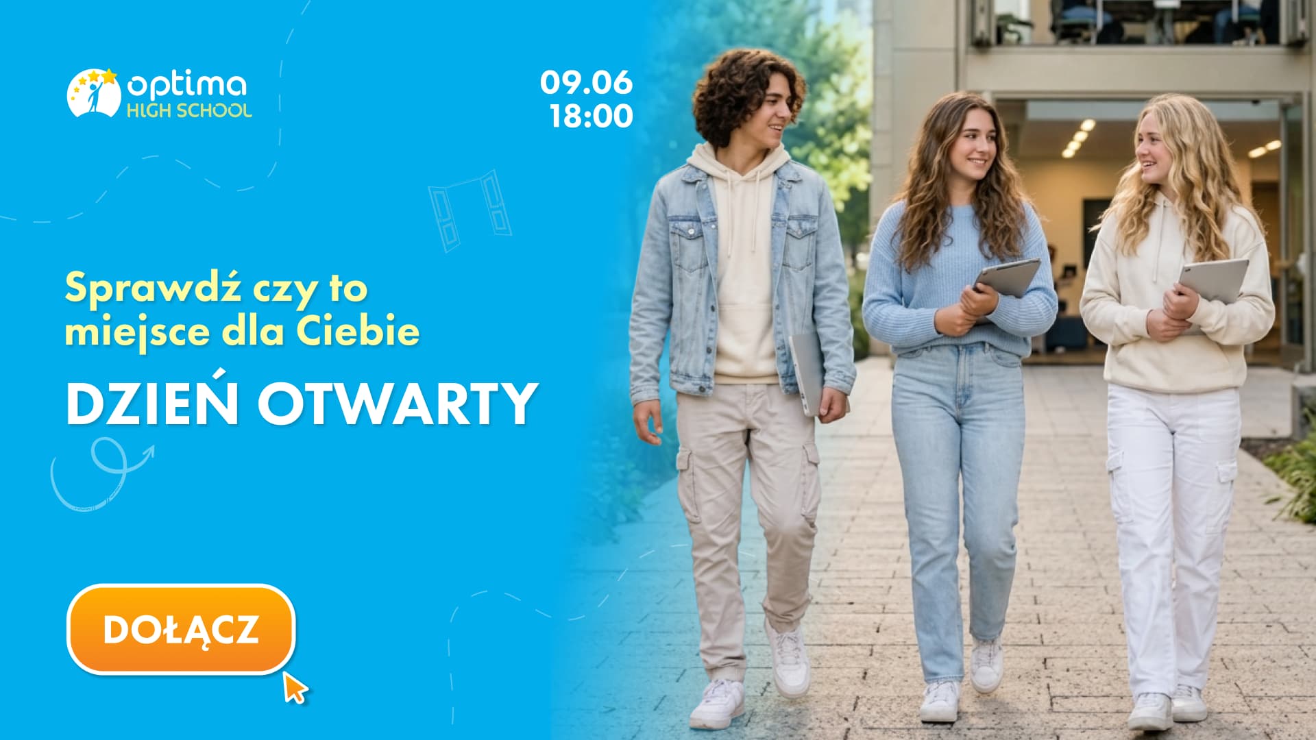 DZIEŃ OTWARTY ONLINE Optima High School