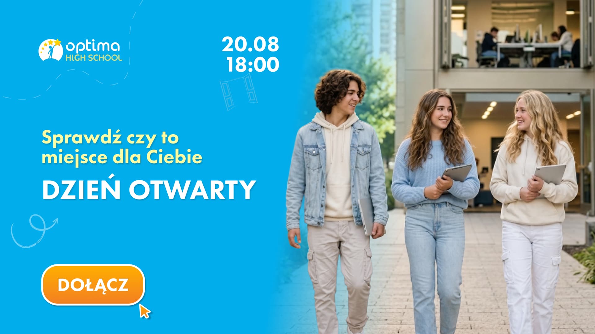 DZIEŃ OTWARTY ONLINE Optima High School